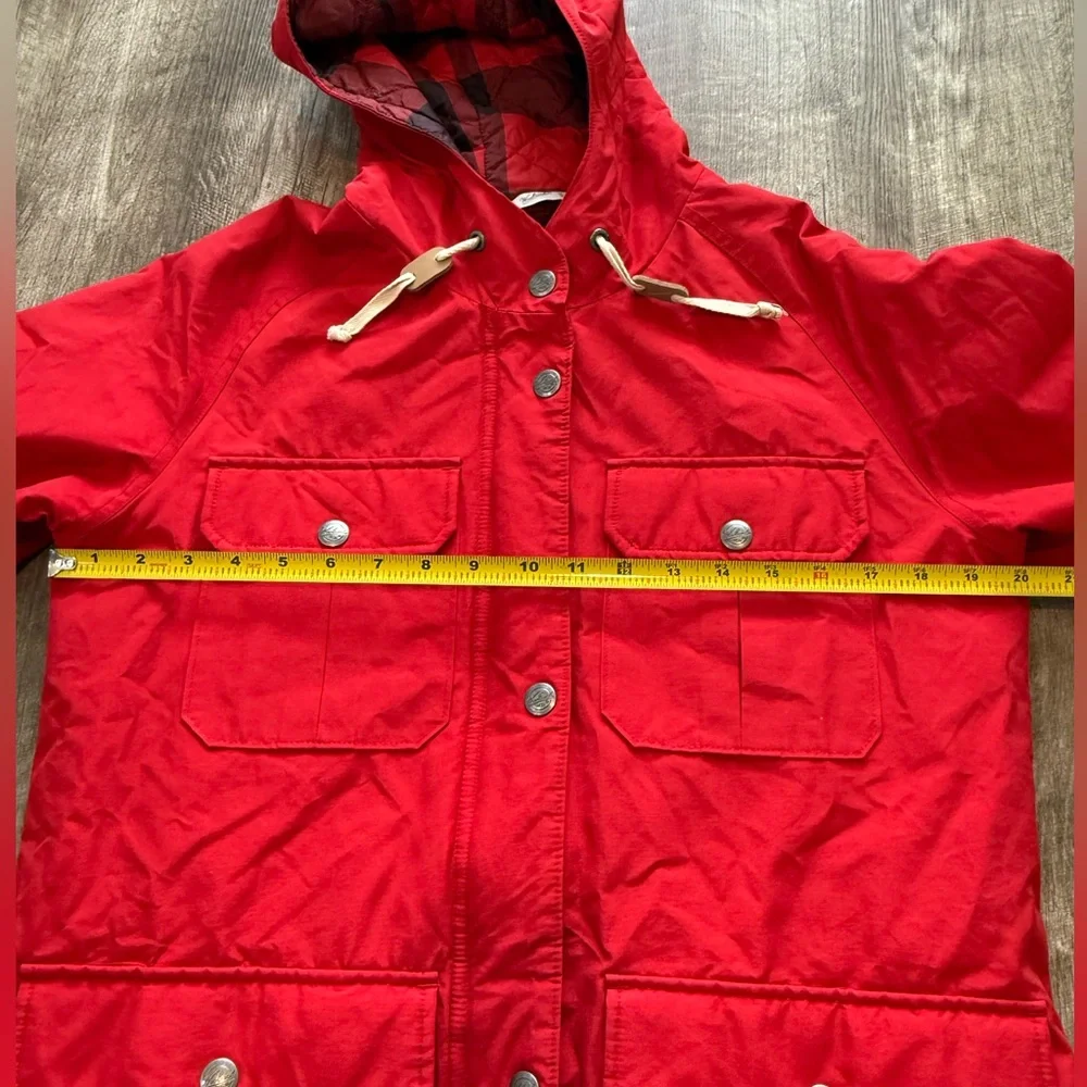 Woolrich Womens Advisory Mountain Parka 15194 Red Wool Insulated Waterproof Sz M - Picture 10 of 12